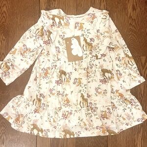 Angel Dear Woodland Print Dress